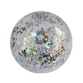 thumbnail image 1 of 24"/16" Large Inflatable Glitter Pool Beach Ball for Summer Beach Pool Party, 1 of 6