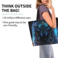 thumbnail image 2 of Easygdp Cool Blue Light Wolf Bolsas Tote para Mujer, Bolsos de Hombro para Viaje, Bolsos de Mano de Gran Capacidad para Compras y Trabajo, 2 of 8