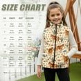 thumbnail image 6 of Xoenoiee Horse Cactus Cowboy Hat Print Girls Boys Vest Jacket Kids Full-Zip Collar Cute Waistcoat Sleeveless Outerwear Soft Jacket with Pockets, 9-10 Years, 6 of 7