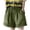 Green, variant on Riforla Women Summer Shorts 2024 Fashionable Elastic Waist Drawstring Comfort Shorts Casual Loose Holiday Shorts for Women Green XXL