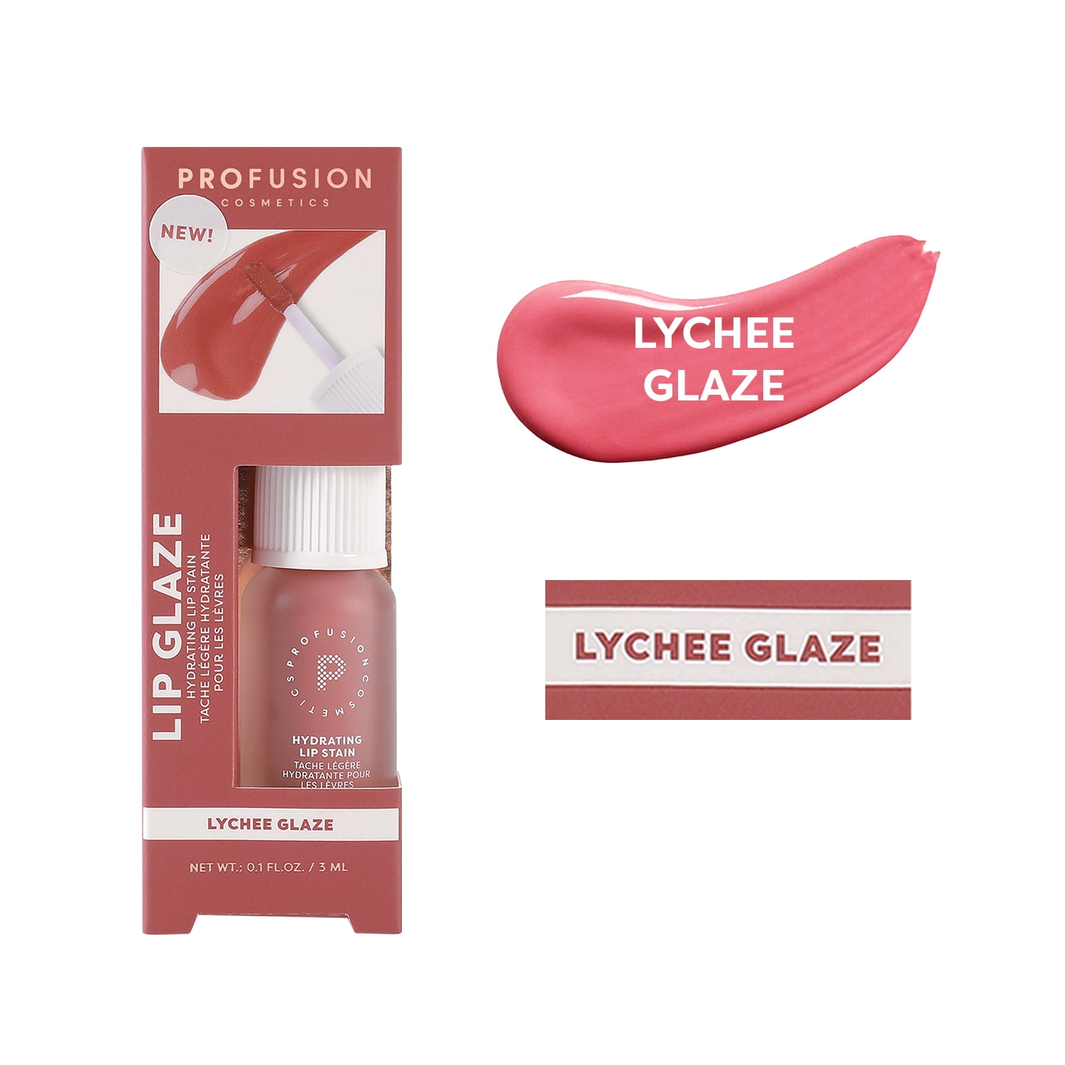 Profusion Cosmetics Lip Glaze - Lychee Glaze
