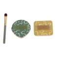 thumbnail image 2 of Juego de borlas para polvos, suaves, húmedas y secas, para maquillaje facial, base cosmética, herramienta de maquillaje para mujeres, L, 2 of 14
