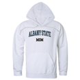 thumbnail image 1 of W Republic 565-260-WHT-03 Chandail à Capuchon pour Femmes Albany State Golden Rams Mom, Blanc - Grand, 1 of 1
