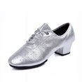 thumbnail image 1 of Zapatos de baile latino para mujer, zapatos de Flamenco, tacones de cuero, suela suave, zapatos de baile de salón modernos para Salsa, zapatos de baile de Jazz y Tango para mujer, 1 of 5