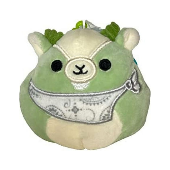 Squishmallows 3.5" Palmer the Goat w/ Bandana Easter Squad Soft Plush Toy Animal