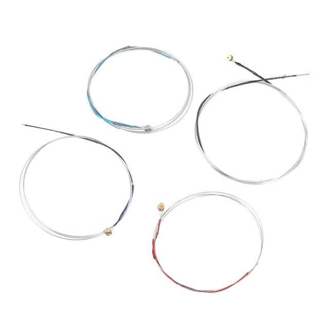 Violin String Set, Stainless Steel Strings Glossy Finish 4PCS Easy Installation For Musical Instrument