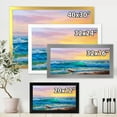 thumbnail image 4 of Designart 'Blue Waves Breaking At The Beach Landscape IV' Nautical & Coastal Framed Art Print, 4 of 4