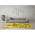 thumbnail image 3 of Ahgly Company Indoor Rectangle Persian Yellow Traditional Area Rugs, 7' x 9', 3 of 4