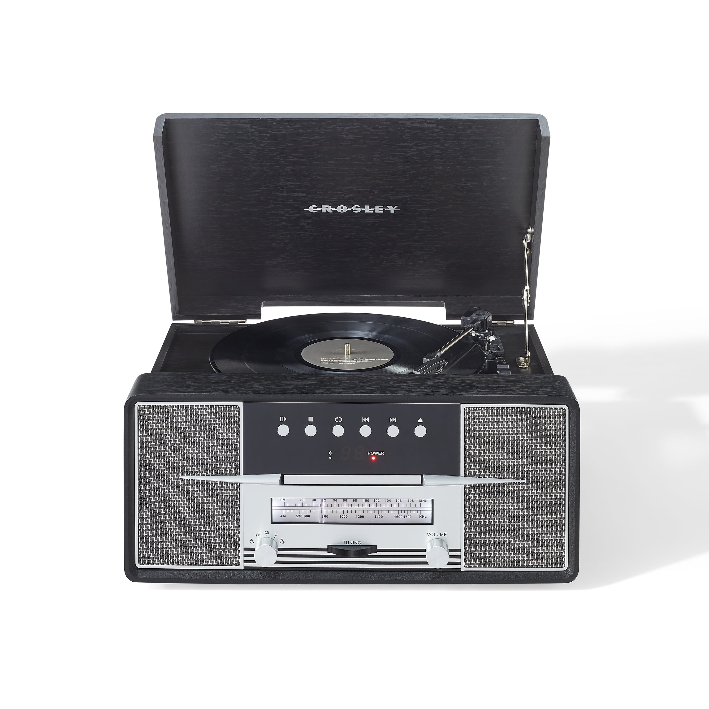 Crosley Rhapsody 7-In-1 Record Player In Black