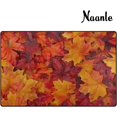 thumbnail image 3 of FREEAM Autumn Leaves Area Rug 3'x5', Fall Leaves Polyester Area Rug Mat for Living Dining Dorm Room Bedroom Home Decorative, 3 of 6
