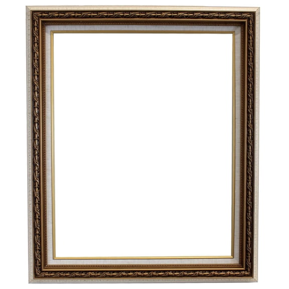Studio Decor White Crackle 16" x 20"  Open Back Frame, 6 Pack