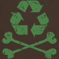 thumbnail image 3 of CafePress - Recycling Pirate Dark T Shirt - Men's Classic Graphic Cotton T-Shirt, 3 of 4