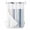 Gray blue, variant on No Hook Shower Curtains with Snap-in Liner Set, Blue Gray Stripes Waterproof Hotel Bathroom Shower Curtain, Contemporary Minimalist Abstract Lines Breathable Mesh Top Window Bath Curtains 36''x72''