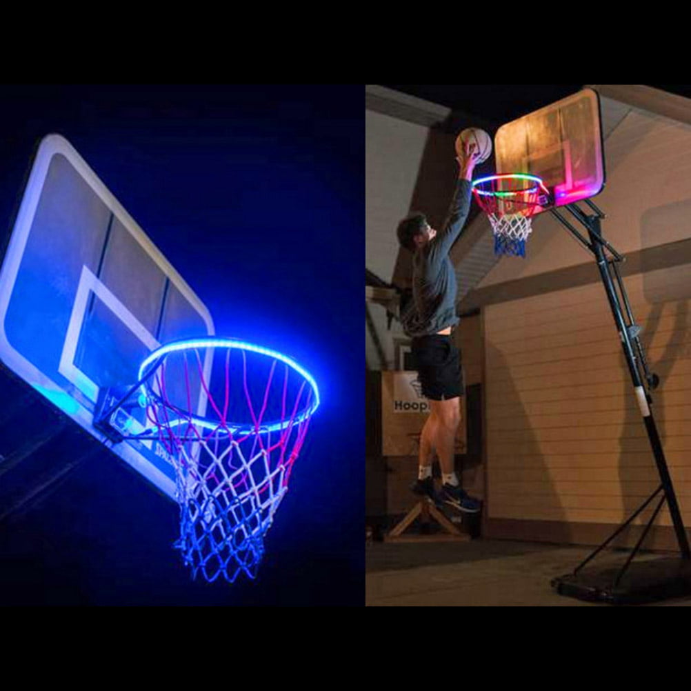 Details about   160cm Basketball Frame Light Strip Solar LED Basketball Hoop Strip Light Lamp 