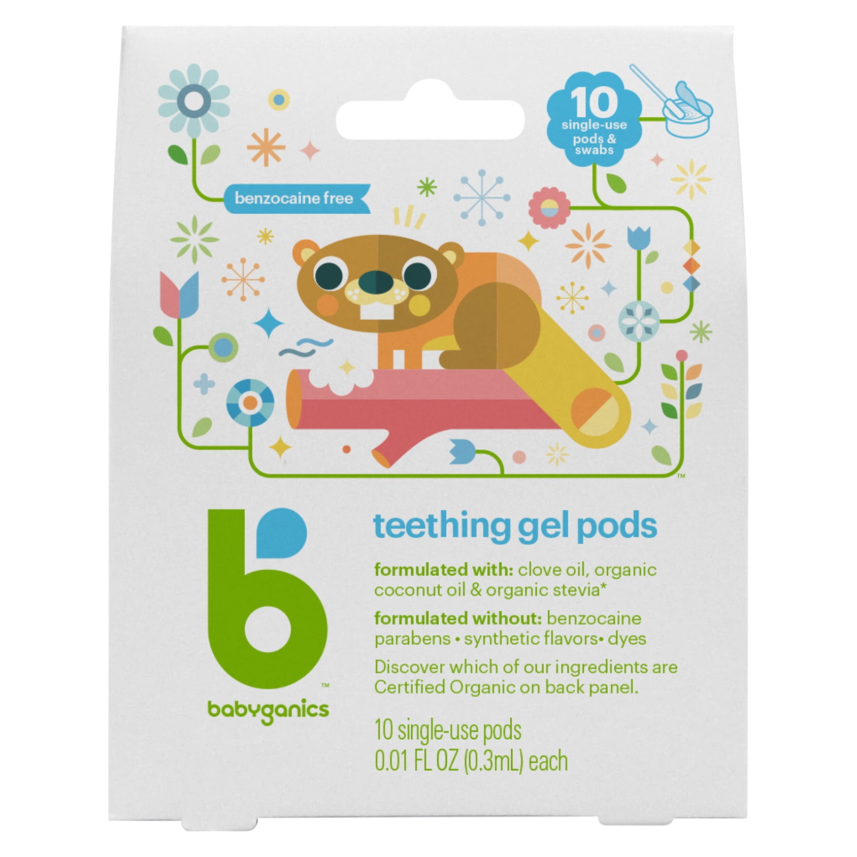 Babyganics Teething Gel Bag 4/6
