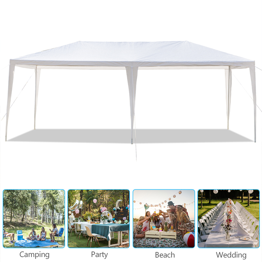 Aimee Lii 10'x20' Outdoor Wedding Canopy Tents, Waterproof Patio Canopy Shelter Party Tent, Outdoor Patio Awnings for Camping BBQ Events, White