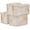 Khaki & Ivory White*4, variant on Handwoven Clothes Basket Laundry Hampers Large Wicker Storage Baskets for Shelves Blankets Closet Storage Bins Car Bedroom Bathroom Organizers and Storage Bath (Pack of 4, Brown)