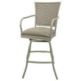 thumbnail image 2 of Set of 3 - Outdoor Indoor Extra Tall 34" Bar Stool - Erin on Beige Frame, 2 of 4