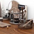 thumbnail image 3 of Cafetera de prensa francesa (21 oz), prensa de café de acero inoxidable 304 con pantalla de 4 filtros, 100% sin residuos, vidrio de borosilicato alemán resistente al calor, SIN BPA, apto para lavavaji, 3 of 5