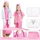 thumbnail image 2 of Disfraz De Doctor Personaje Infantil,Disfraz De Doctor Lab Cosplay Con Accesorio,Adecuado Para Cumpleaños,Fiestas,Navidad,Disfraces De Halloween,Regalos Para Niños Y Niñas.(Rosa-130cm), 2 of 3