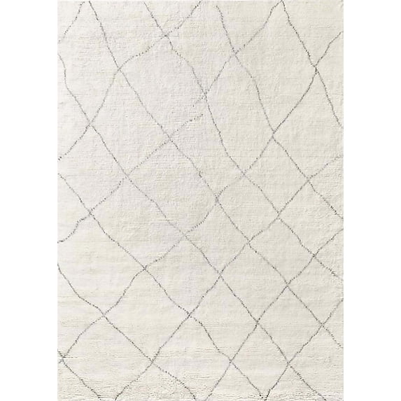 Ahgly Company Indoor Rectangle Mid-Century Modern Rose Gold Pink Oriental Area Rugs, 2' x 4'