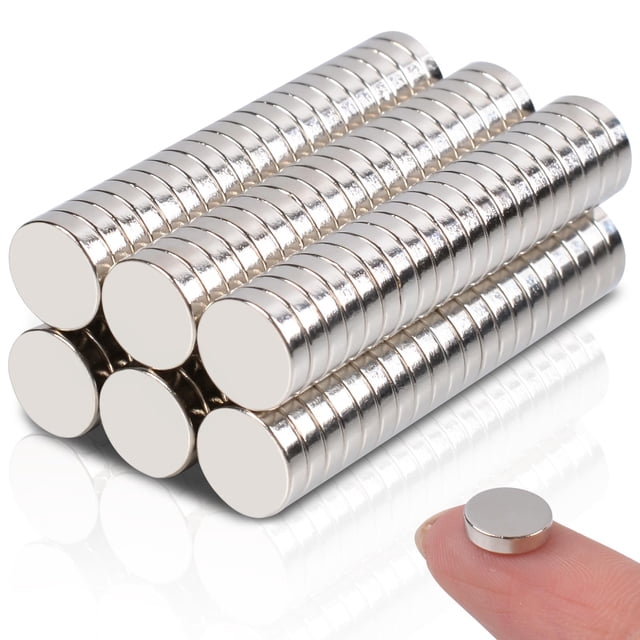 Magnet Keukenket para pizarra blanca, 120 unidades, 8 x 2 mm, neodimio