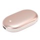 thumbnail image 5 of Mini banco del poder de la aleación de aluminio 2400mah USB del calentador de la mano del bolsillo para el oro rosa al aire libre del viaje del invierno, 5 of 5