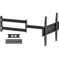 MountLiving TV Wall Mount for 26-70 inch TVs,Full Motion Wall Mount Bracket with  31.22 inch Long Arms, Max VESA 400X400 mm, 80lbs, Fits Single Stud