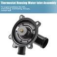 thumbnail image 4 of Engine Coolant Thermostat Housing Assembly for Volkswagen Touareg 079121115BA Plastic Metal Black, 4 of 6