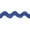 Royal Blue, variant on Belagio 1 1/4" Wide x 10 Yards, Large Ric Rac Trim, 1 Bolt, Black