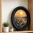thumbnail image 4 of BBilaBu Oval Picture Frames,Wooden Wall Hanging Picture Frames,for Home Office Wall Decor, 4 of 7