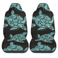 thumbnail image 1 of LAKIMCT Blue Turtles Car Seat Covers Vehicle Front Seat Covers Universal Fit Seat Protector, 1 of 1
