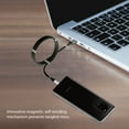 thumbnail image 3 of 3.3ft. (1m) Magnetic Self Winding USB-C Charging and Data Sync Cable Compatible with Apple iPhone 16 & 15, Samsung Galaxy S23, GPS and Tablets & Android Devices, 3 of 10