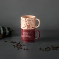 thumbnail image 5 of Lot de 2 mugs empilables Thyme & Table Hello Gorgeous et Pink Bows, 410 ml, en grès, 5 of 5
