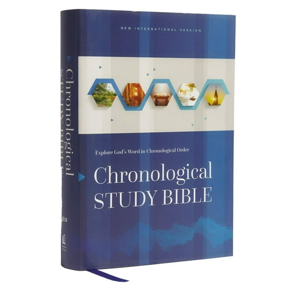 Niv, Chronological Study Bible, Hardcover, Comfort Print: Holy Bible, New International Version, (Hardcover)