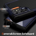 thumbnail image 3 of for Samsung Galaxy S22 Ultra Case, S22 Ultra Case with Self Healing Flexible TPU Screen Protector[2 Pack], Military Grade Dual-Layer Heavy Duty Case for Galaxy S22 Ultra 5G-Blue/Black, 3 of 6