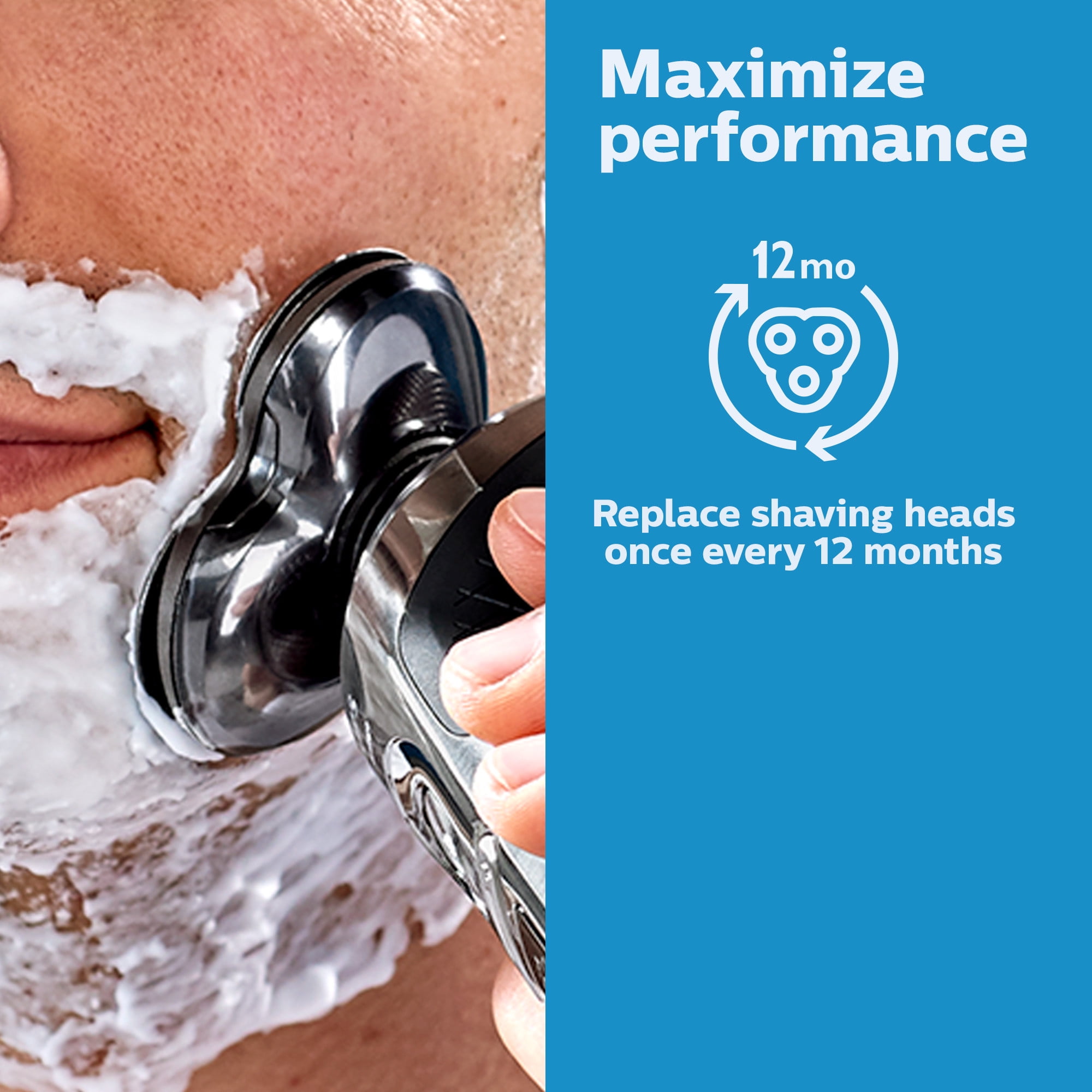 Philips Norelco Shaving Head For Shaver Series 9000 Prestige, SH98/72