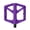 Purple, variant on Crankbrothers Stamp 1 Large Red Mountain Bike Pedals (16268)