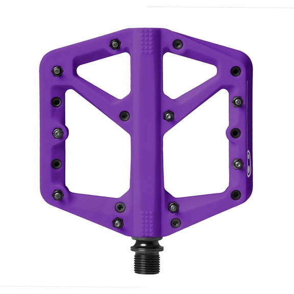 Crank Brothers Stamp 1 Pedals - Platform, Composite, 9/16", Purple, Large