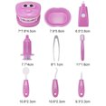 thumbnail image 3 of 9 Uds. Juego de rol para médicos, juguetes no tóxicos para médicos, regalo educativo (rojo) Ehuebsd libre de BPA, 3 of 8