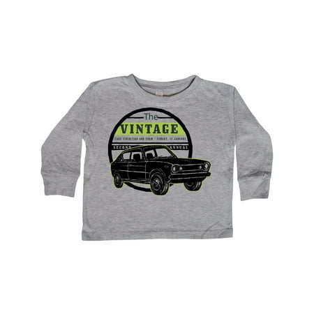 

Inktastic Vintage Car Show Gift Toddler Boy or Toddler Girl Long Sleeve T-Shirt