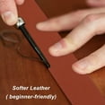 thumbnail image 3 of 1.5 Inch Wide Leather Strap Glossy Light Brown 79 Inch Long Flat Leather Belt Strips for DIY Crafts Clothing Jewelry Belt Wrapping Making Bag Furniture Handles Pet Collars Traction Ropes, 3 of 9