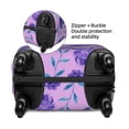 thumbnail image 6 of Uemuo Violet Printed Washable Luggage Cover - Fashion Suitcase Protector Fits 18-32 Inch Luggage -Medium, 6 of 9