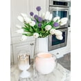 thumbnail image 4 of Pink Tulips Artificial Flowers 10pcs Faux Tulip Real Touch Tulip Fake Flowers Bouquets Arrangements for Home Wedding Table Decor, 4 of 5