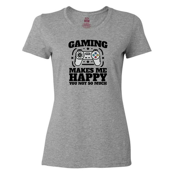 Inktastic Gaming Makes Me Happy Women's T-Shirt