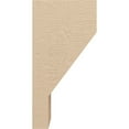 thumbnail image 3 of 8"W x 8"D x 16"H Wide Clemmons Rough Cedar Woodgrain TimberThane Corbel, Primed Tan, 3 of 6