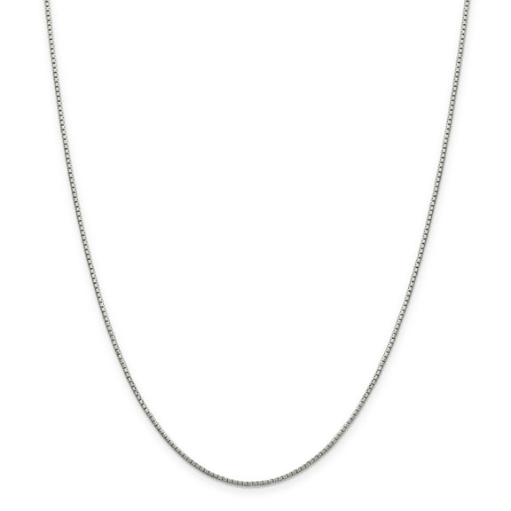 Primal Silver Sterling Silver 1.35mm 8 Side Diamond-cut Box Chain