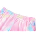 thumbnail image 5 of Topgal Comfy Sleepover Swirl Tie Dye Pajamas Set for Girls Nightwear Summer Kid Pull-On 2-Pack Pjs Size 6, 5 of 7