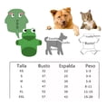 thumbnail image 3 of Disfraz Para Perros Gato Halloween Con Forma De Ropa De Rana, 3 of 8