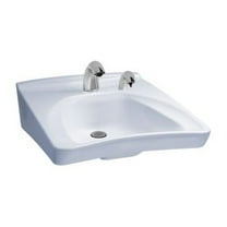 TOTO #LT308A#01 - Wheelchair Users Lavatory - Cotton White - Single Faucet Hole, Right Side Soap Hole